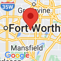 Map of Arlington, TX